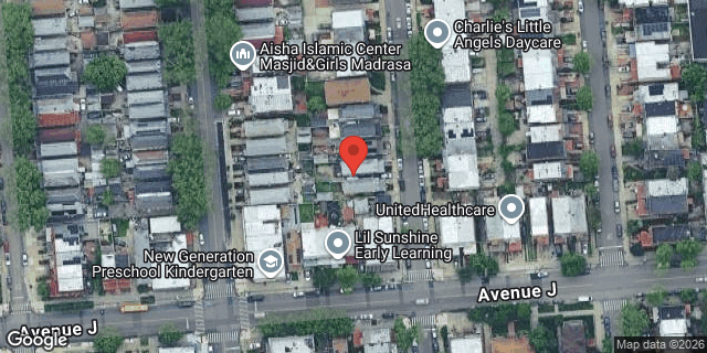 Aerial map of 1336 EAST 48 STREET, Brooklyn