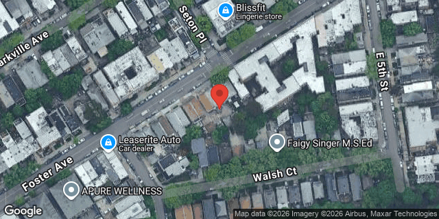 Aerial map of 324 FOSTER AVENUE, Brooklyn