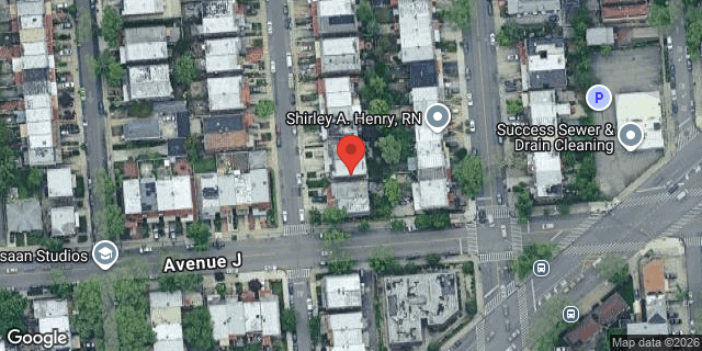 Aerial map of 1291 EAST 52 STREET, Brooklyn