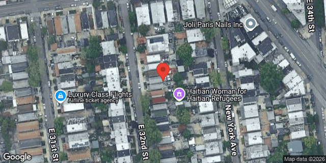 Aerial map of 927 EAST 32 STREET, Brooklyn