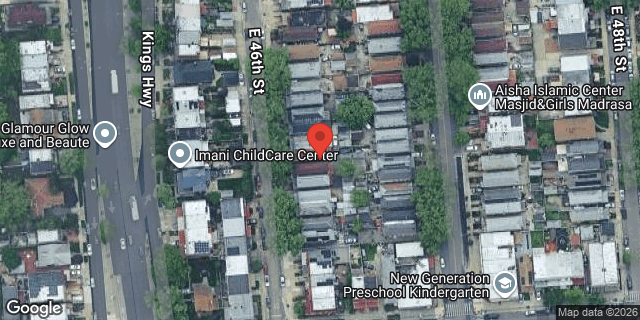 Aerial map of 1323 EAST 46 STREET, Brooklyn