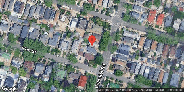 Aerial map of 8016 COLONIAL ROAD, Brooklyn