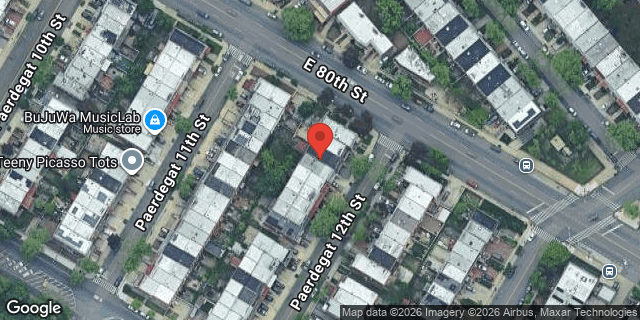 Aerial map of 39 PAERDEGAT 12 STREET, Brooklyn