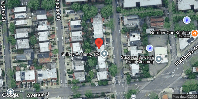 Aerial map of 1240 EAST 53 STREET, Brooklyn