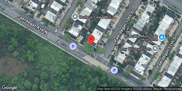 Aerial map of 1 PAERDEGAT 10 STREET, Brooklyn