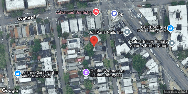 Aerial map of 1786 NEW YORK AVENUE, Brooklyn
