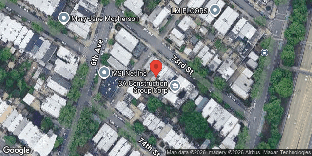 Aerial map of 620 73 STREET, Brooklyn