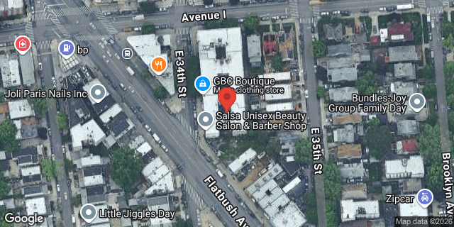 Aerial map of 1113 EAST 34 STREET, Brooklyn
