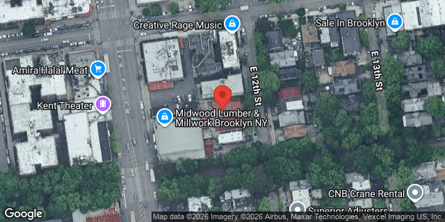Aerial map of 820 EAST 12 STREET, Brooklyn
