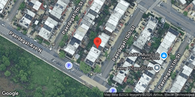 Aerial map of 11 PAERDEGAT 10 STREET, Brooklyn