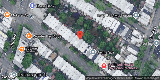 Aerial map of 537 BAY RIDGE PARKWAY, Brooklyn
