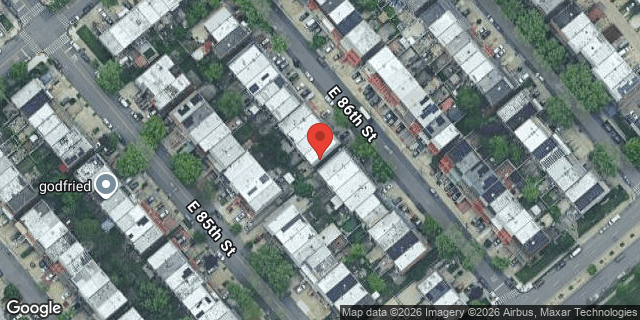 Aerial map of 1446 EAST 86 STREET, Brooklyn