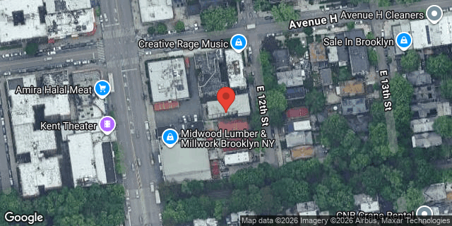 Aerial map of 816 EAST 12 STREET, Brooklyn