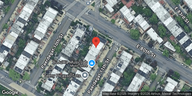 Aerial map of 39 PAERDEGAT 11 STREET, Brooklyn