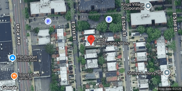 Aerial map of 1299 EAST 51 STREET, Brooklyn