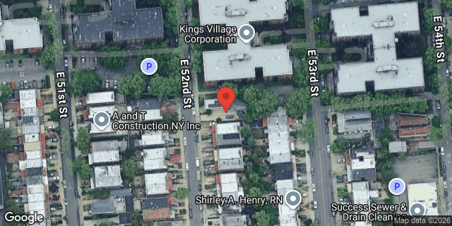 Aerial map of 1255 EAST 52 STREET, Brooklyn