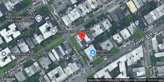 Aerial map of 102 PARKVILLE AVENUE, Brooklyn