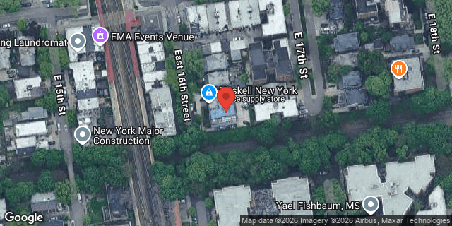 Aerial map of 823 EAST 16 STREET, Brooklyn