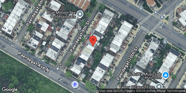 Aerial map of 20 PAERDEGAT 9 STREET, Brooklyn
