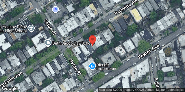 Aerial map of 110 PARKVILLE AVENUE, Brooklyn