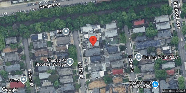 Aerial map of 857 EAST 23 STREET, Brooklyn