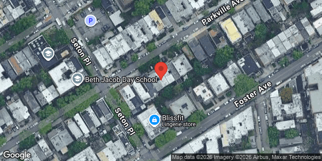 Aerial map of 114 PARKVILLE AVENUE, Brooklyn