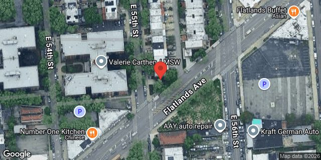 Aerial map of 1135 EAST 55 STREET, Brooklyn