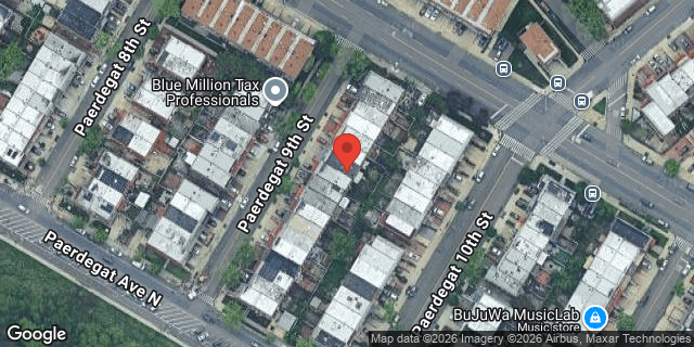 Aerial map of 28 PAERDEGAT 9 STREET, Brooklyn