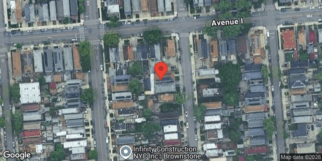 Aerial map of 1036 EAST 42 STREET, Brooklyn