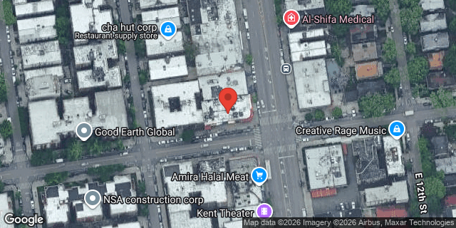 Aerial map of 1148 CONEY ISLAND AVENUE, Brooklyn