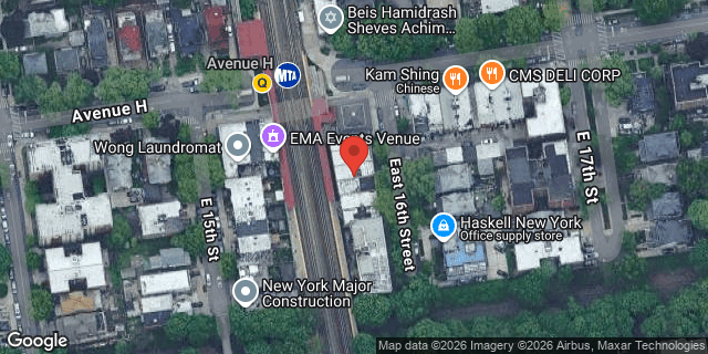 Aerial map of 812 EAST 16 STREET, Brooklyn