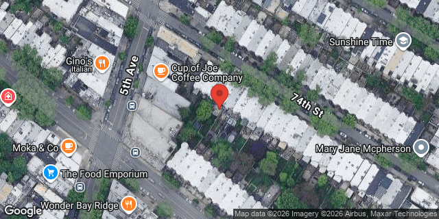 Aerial map of 524 74 STREET, Brooklyn