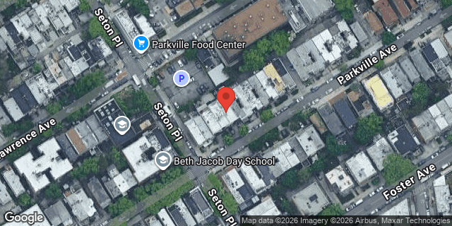 Aerial map of 107 PARKVILLE AVENUE, Brooklyn