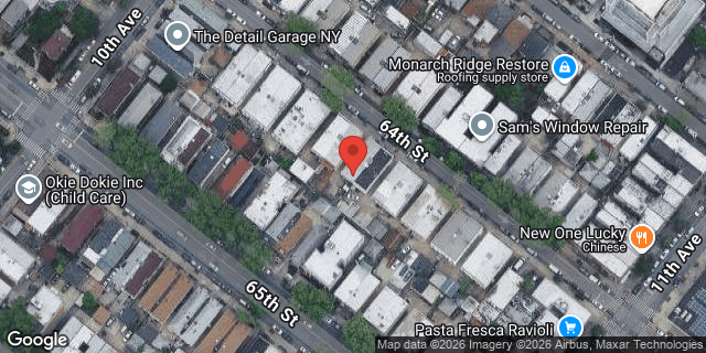 Aerial map of 1040 64 STREET, Brooklyn
