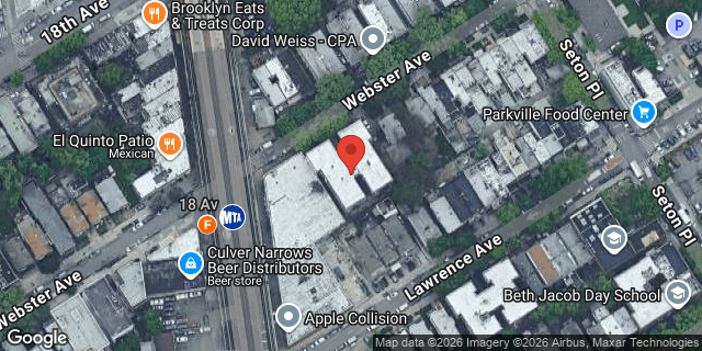 Aerial map of 78 WEBSTER AVENUE, Brooklyn