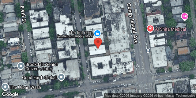Aerial map of 785 EAST 10 STREET, Brooklyn