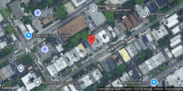 Aerial map of 131 PARKVILLE AVENUE, Brooklyn