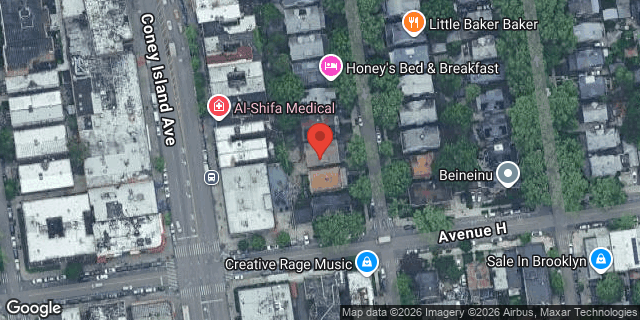 Aerial map of 786 WESTMINSTER ROAD, Brooklyn