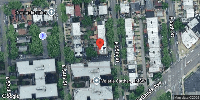 Aerial map of 1110 EAST 55 STREET, Brooklyn