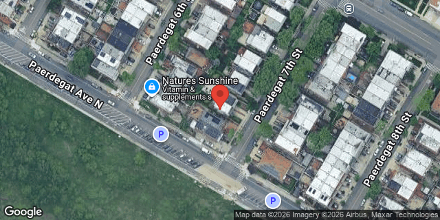 Aerial map of 11 PAERDEGAT 7 STREET, Brooklyn