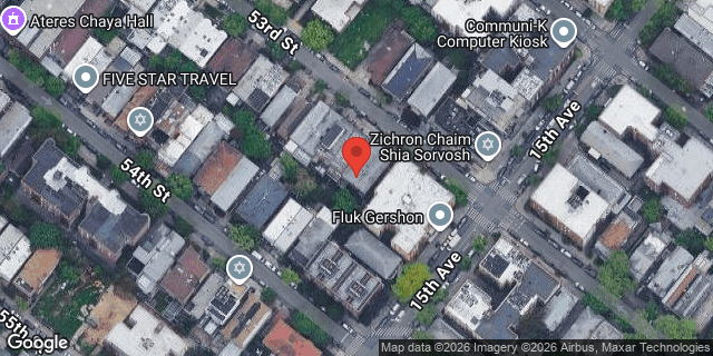 Aerial map of 1470 53 STREET, Brooklyn