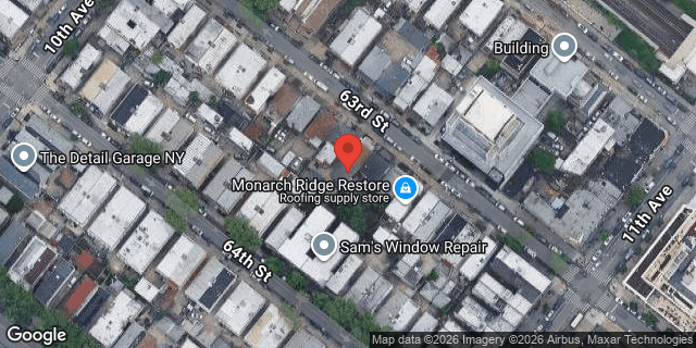 Aerial map of 1044 63 STREET, Brooklyn