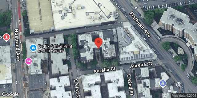 Aerial map of 3101 AURELIA COURT, Brooklyn