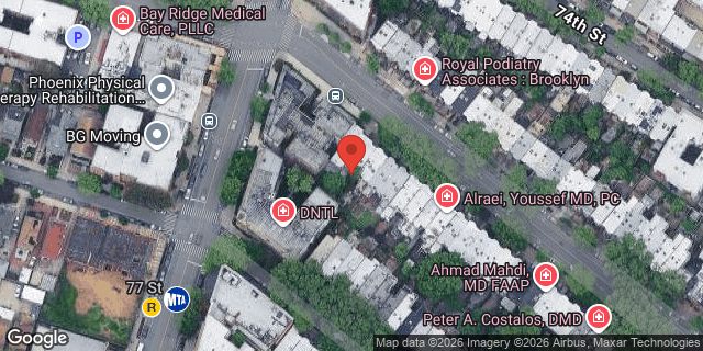 Aerial map of 418 BAY RIDGE PARKWAY, Brooklyn