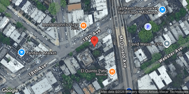 Aerial map of 4415 18 AVENUE, Brooklyn