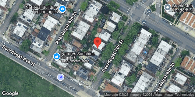 Aerial map of 23 PAERDEGAT 7 STREET, Brooklyn