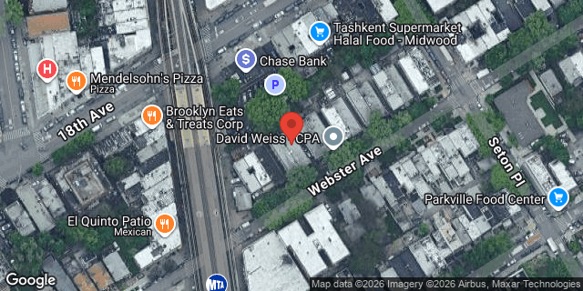 Aerial map of 85 WEBSTER AVENUE, Brooklyn