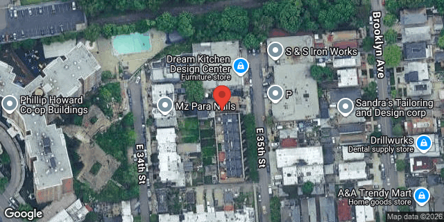 Aerial map of 994 EAST 35 STREET, Brooklyn