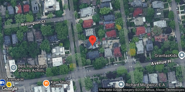 Aerial map of 825 EAST 17 STREET, Brooklyn