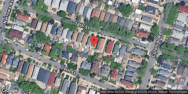 Aerial map of 76 78 STREET, Brooklyn
